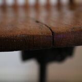 Office chair made of natural wood