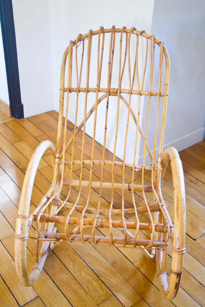 Rattan rocking chair