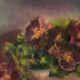 Painting bouquet of pansies