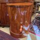 Antique Biedermeier Demi-Lune Mahogany Cabinet 1820