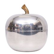 Iconic Aluminum apple Ice Bucket 1970s Italy
