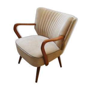 fauteuil cocktail vintage - beige