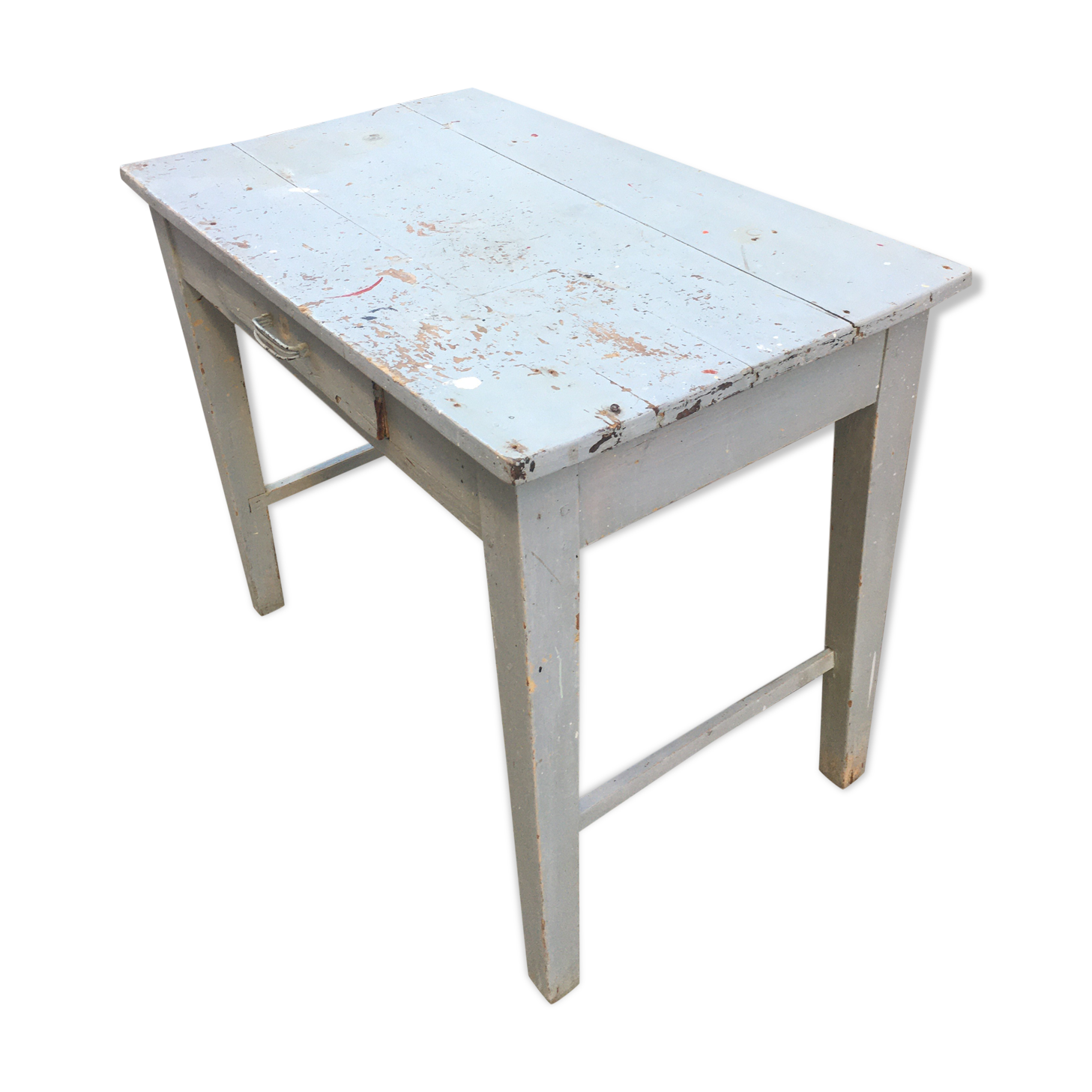 Small wooden farmhouse table