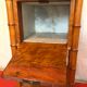 Bedside bamboo collection circa 1870 Napoleon III pitchpin cherry marble
