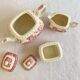 Teapot, milk pot and sugar bowl Villeroy and Boch