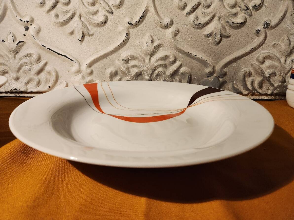 Large hollow round dish design 1970s Winterling Marktleuthen Bavaria