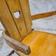 Brutalist wooden chair 1960
