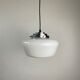 Old vintage opaline pendant lamp