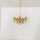 Lustre italien de laiton