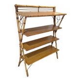 Étagère en rotin – Années 1950-60