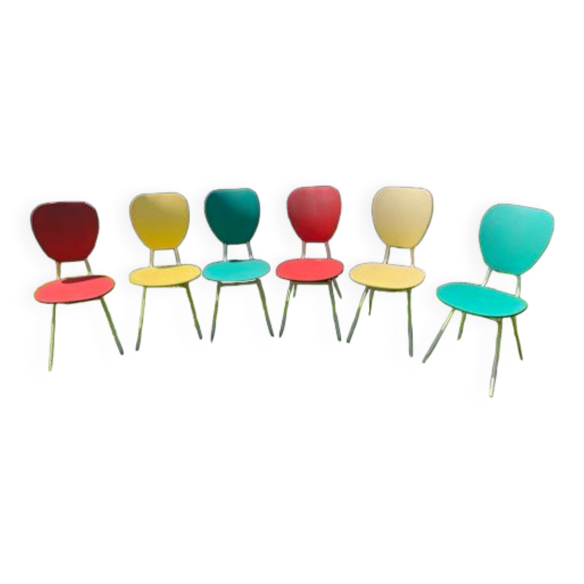 6 chaises vintage Henriette