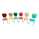 6 chaises vintage Henriette