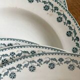 6 assiettes creuses en terre de fer