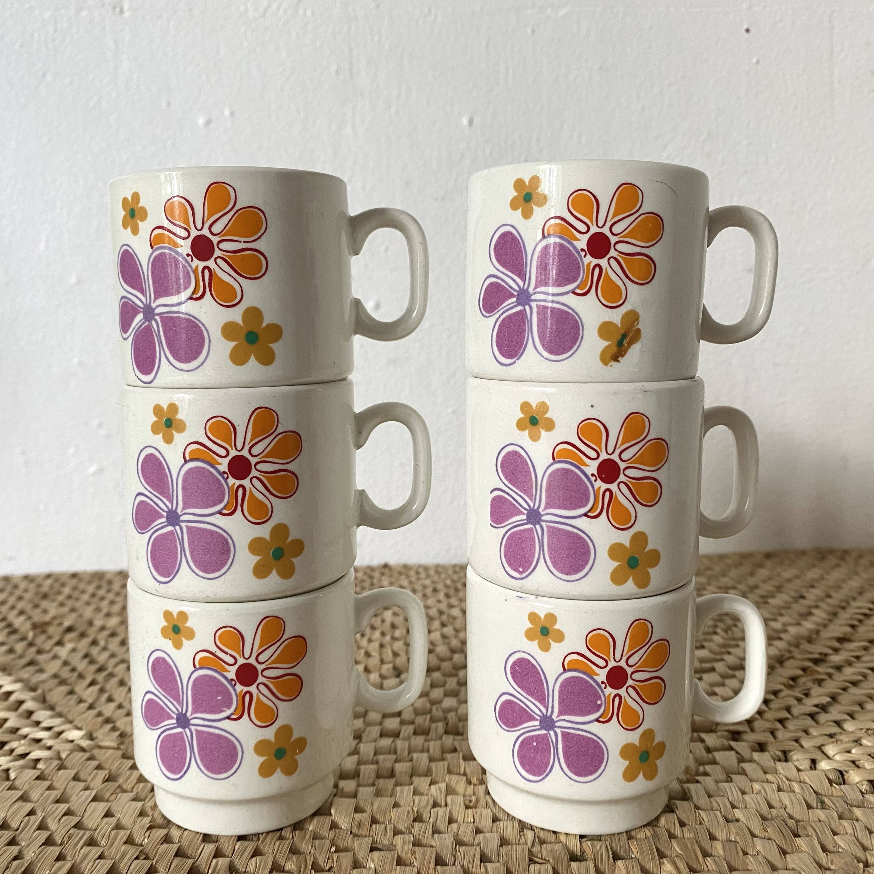 Vintage Italy Pagnossin espresso coffee cups