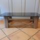 Stainless steel coffee table 1970