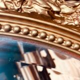 Grand miroir ovale