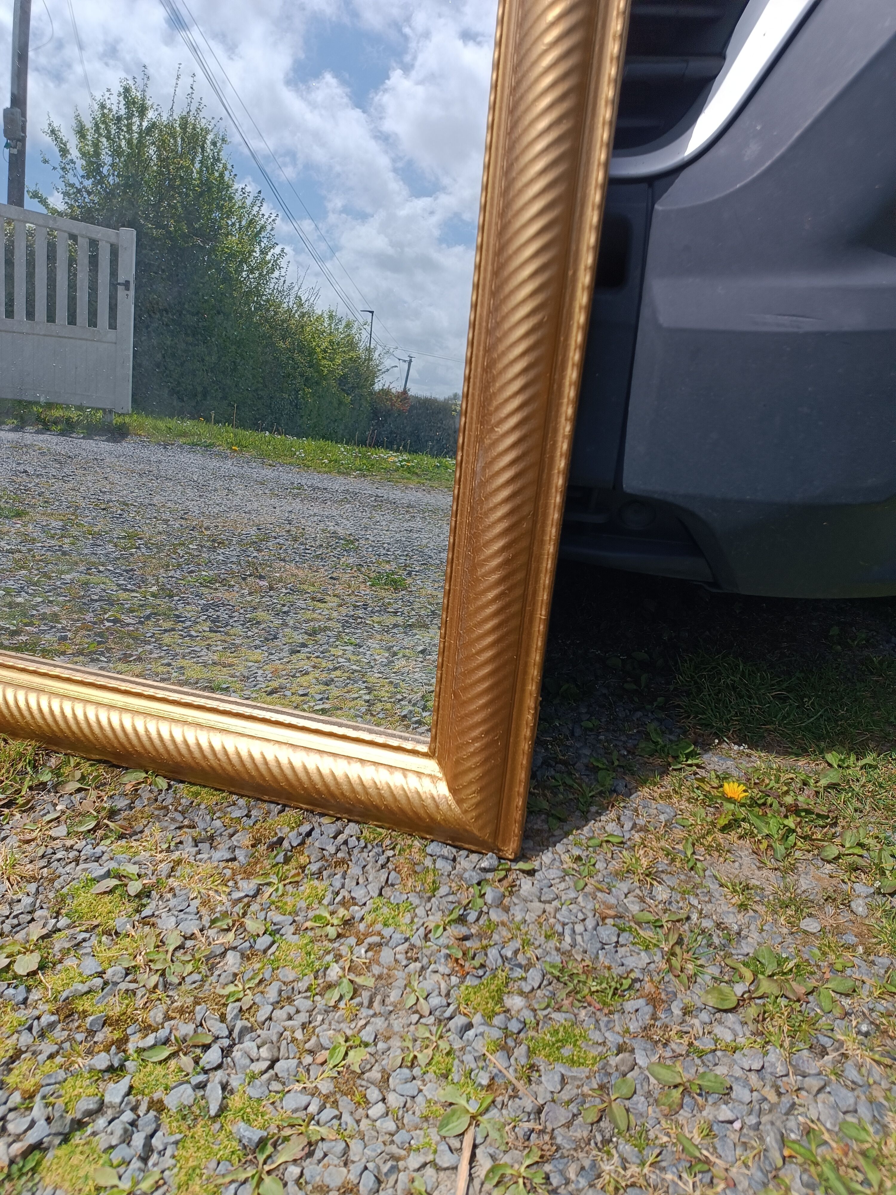 Antique Louis Philippe mirror 147/90 cm