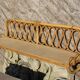 Large rattan wall shelf