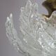 Verona, Luxury Italian Murano Glass Ceiling Light or Flush Mount, 1980s