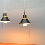 Mid-Century Danish Life pendant lamps by Jo Hammerborg for Fog & Mørup, 1960s, set of 2