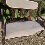 Bench and its two chairs