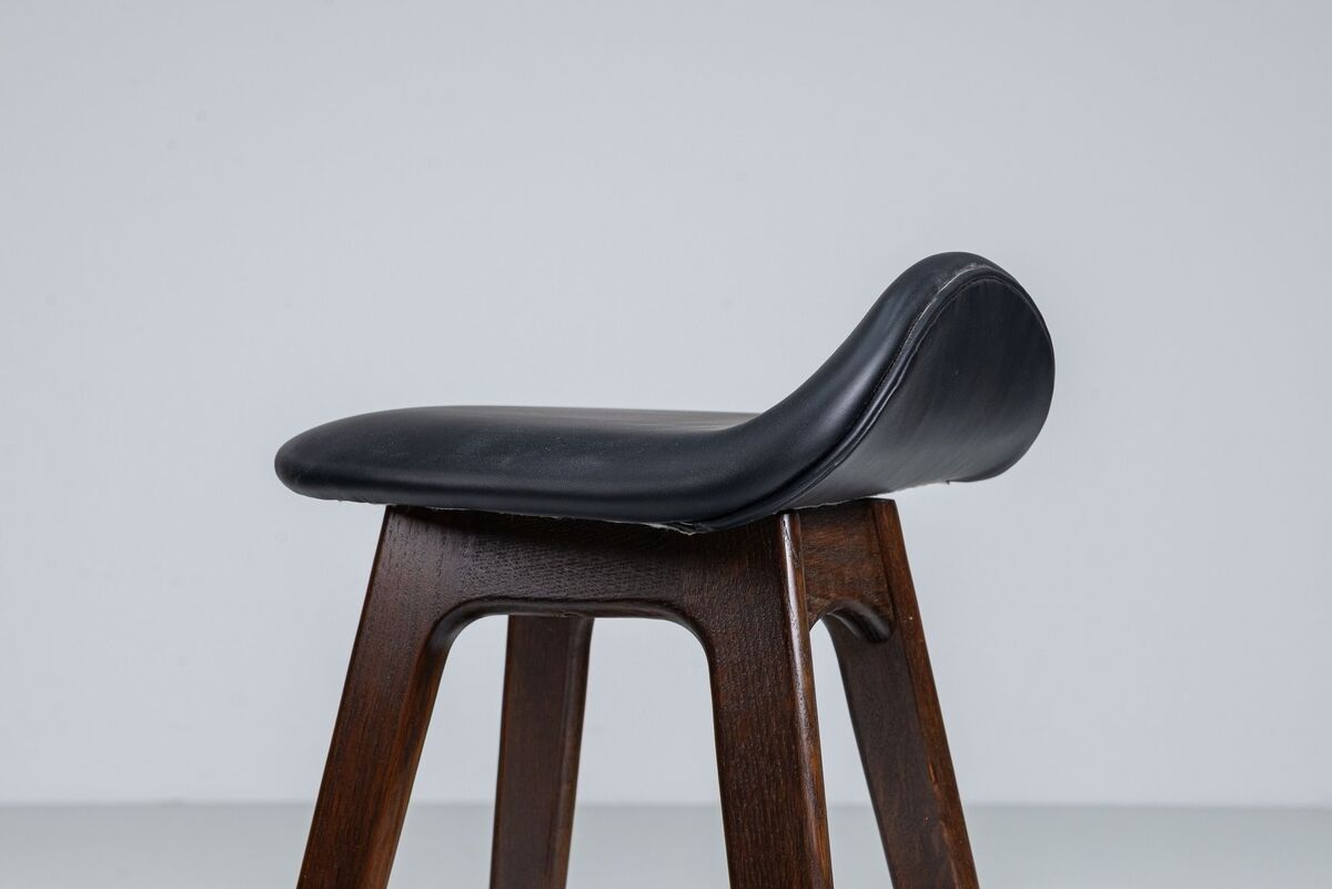 Tabourets de bar "OD61" d'Erik Buch, Oddense Mobler, Danemark, 1965.