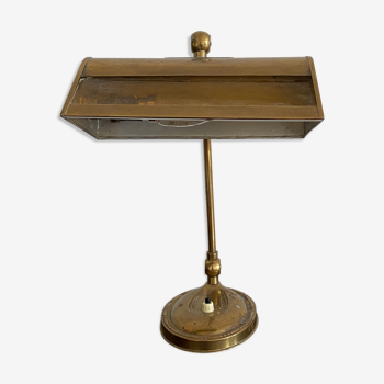 Brass desk lamp