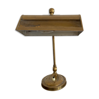 Brass desk lamp