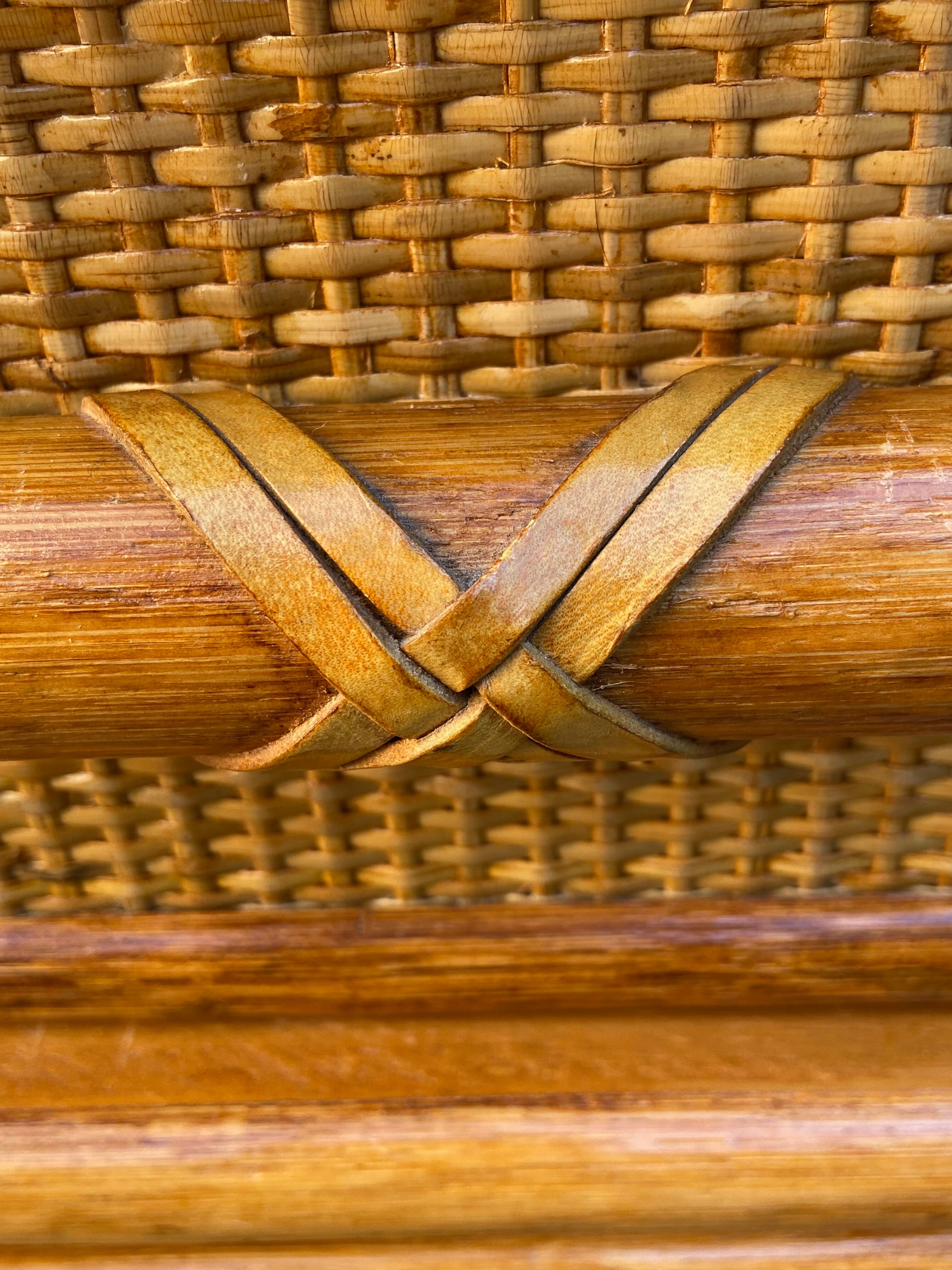 Rattan bedside furniture