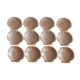 Set of 12 scallops in cognac sandstone Émile Henry - vintage