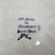 French Vintage Oyster Plate" St jean de Bretagne Faience Hand painted 1960s