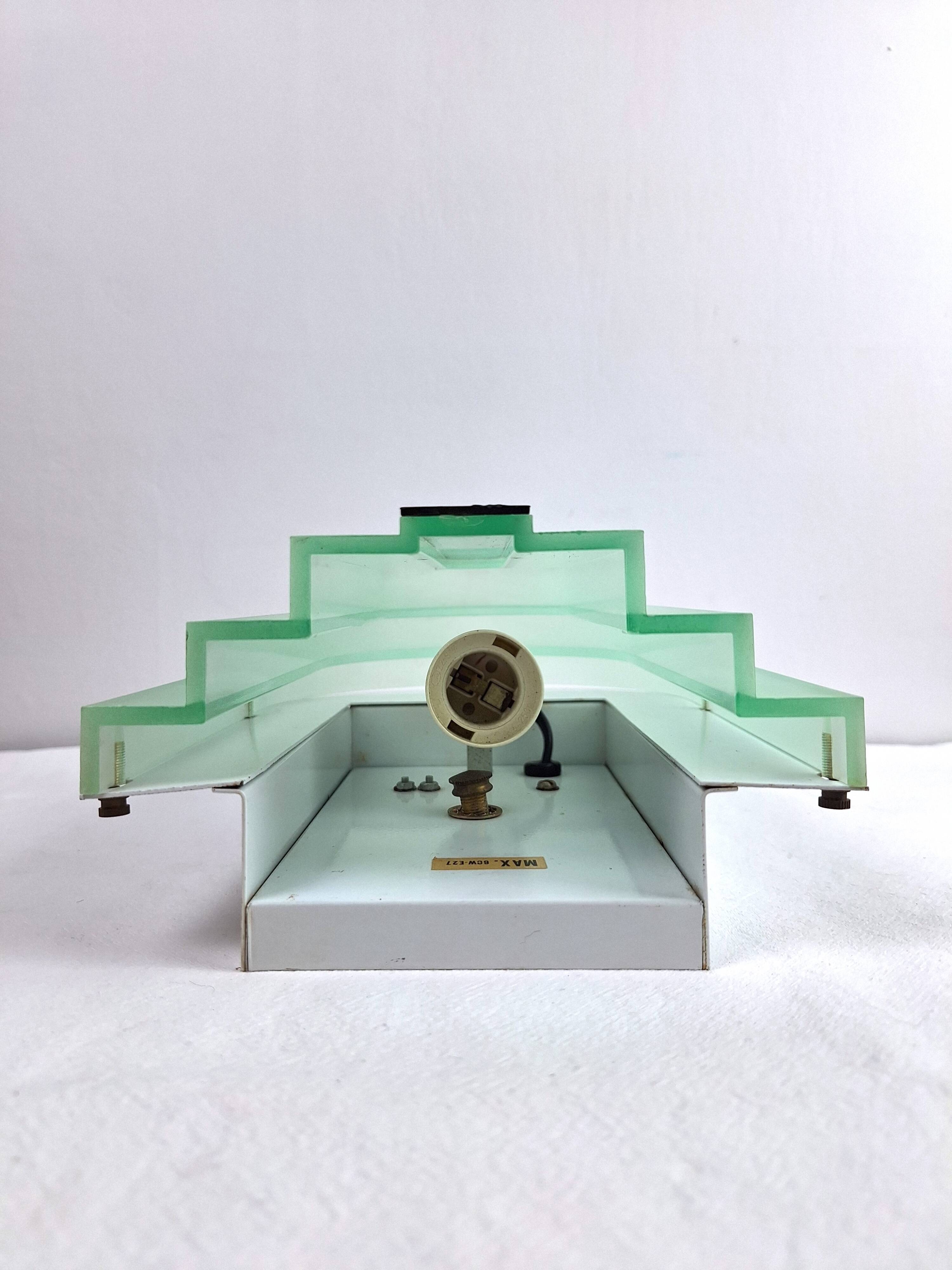 Vintage Herda Memphis wall light 1970s