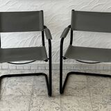 Duo of designer chairs attributed to Matteo Grassi