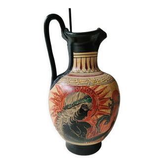 Vase amphore grec/déesse athéna reproduction musée
