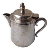 Silver-plated metal milk jug Nakazato