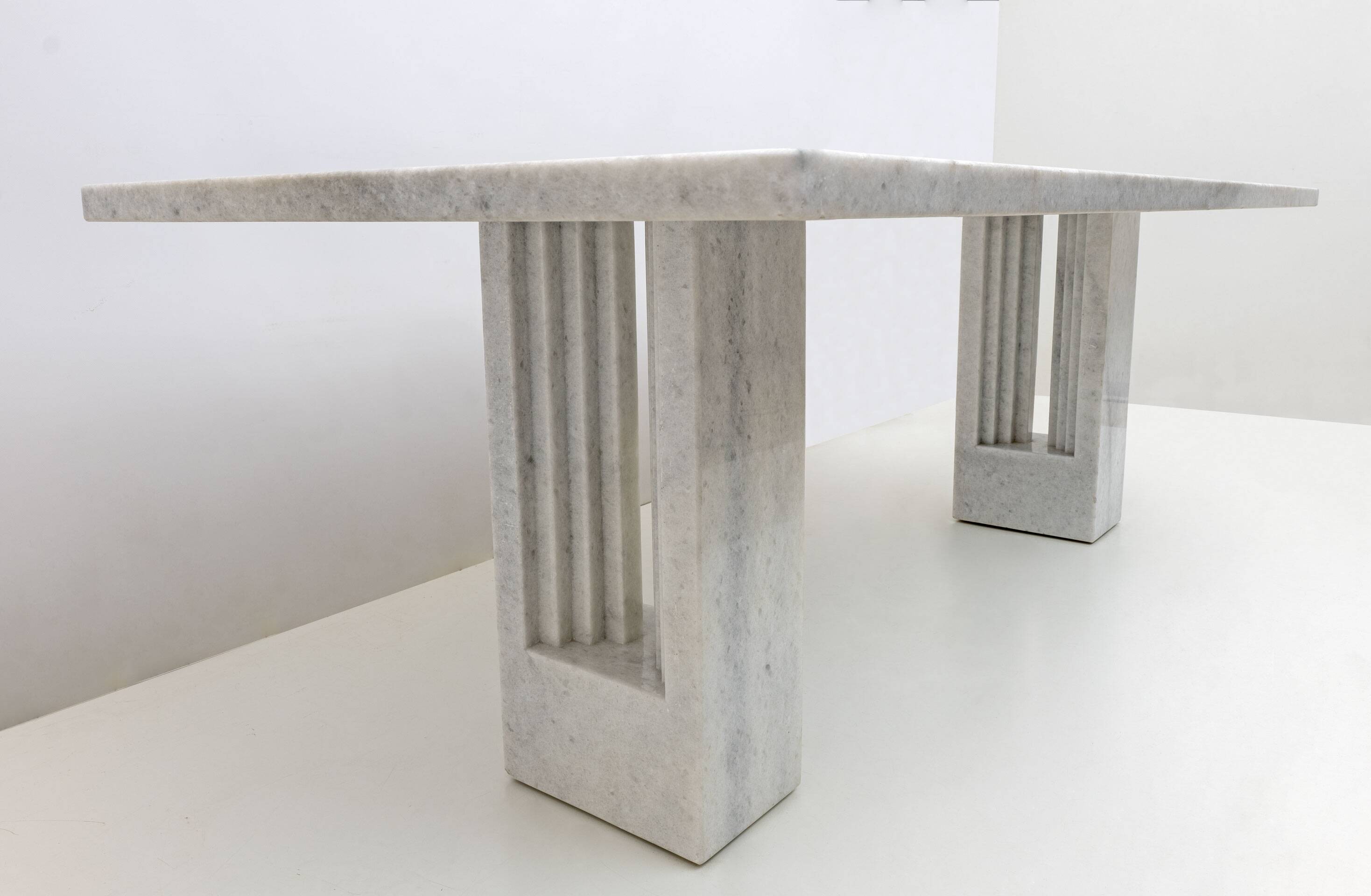 'Delfi' Marble Dining Table by Marcel Breuer and Carlo Scarpa for Gavina, I