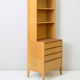 Original 1960s oak bookcase with drawers