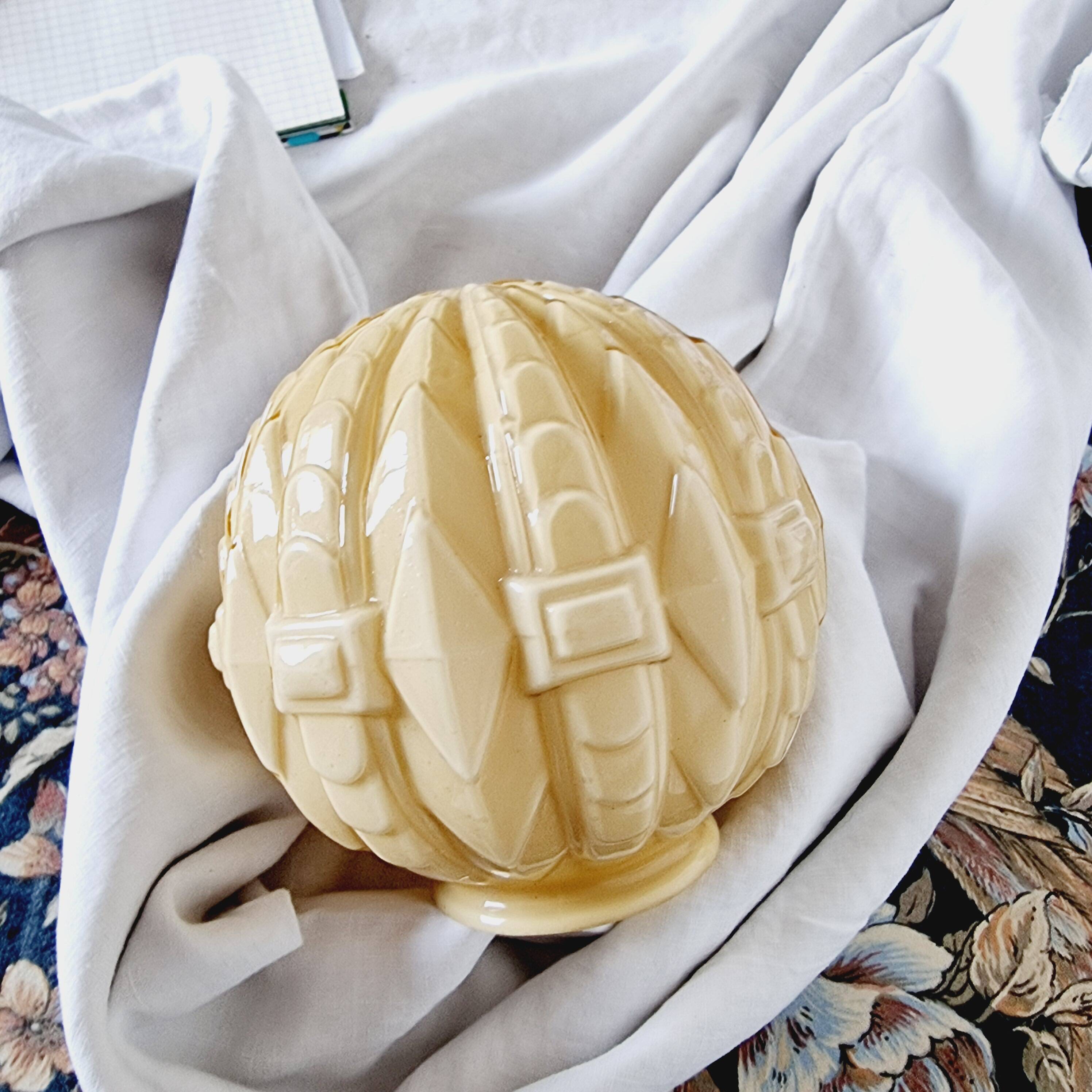 Glass lampshade for authentic Art Deco lamp from the 30s-40s