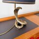Cobra sculptural lamp in brass – Vintage French work, circa 19