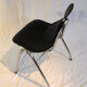Set of 4 stackable chairs chrome steel tube