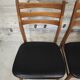 Lot de 4 chaises vintage en skaï