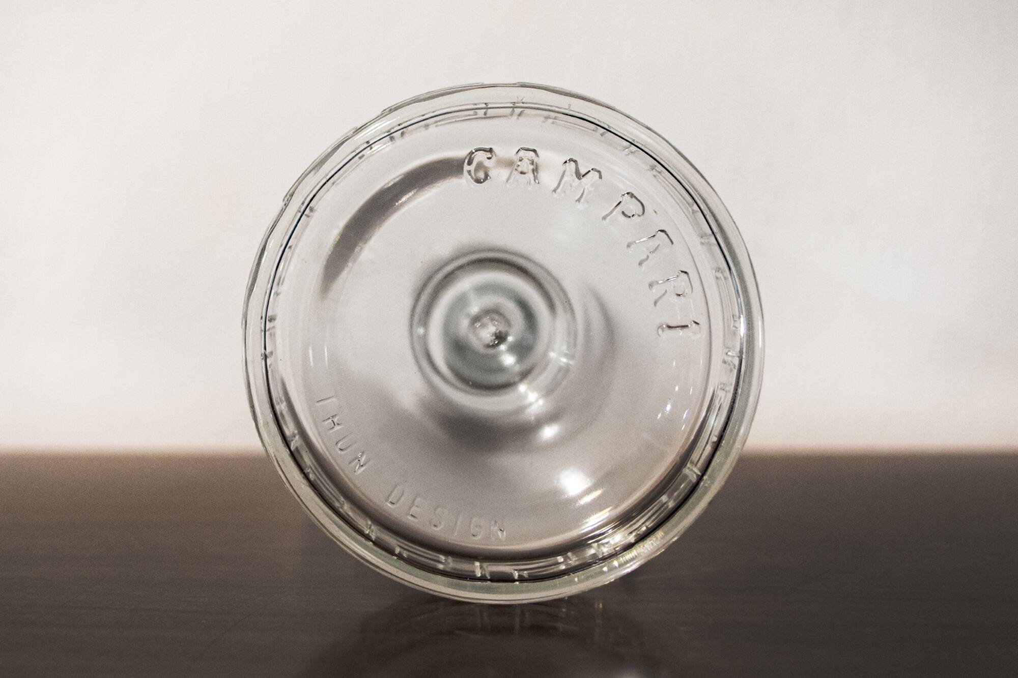 Set di 6 bicchieri campari long drink "greca" di matteo thun per alessi, italy, 1980s