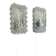 Set of Two "BUBBLE" Tynell Style Glass Wall Light Sconces, Germany, 1970s