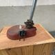 Vintage desk lamp 1950 Aluminor France red metal