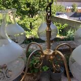 Lustre laiton vintage et ses apiques