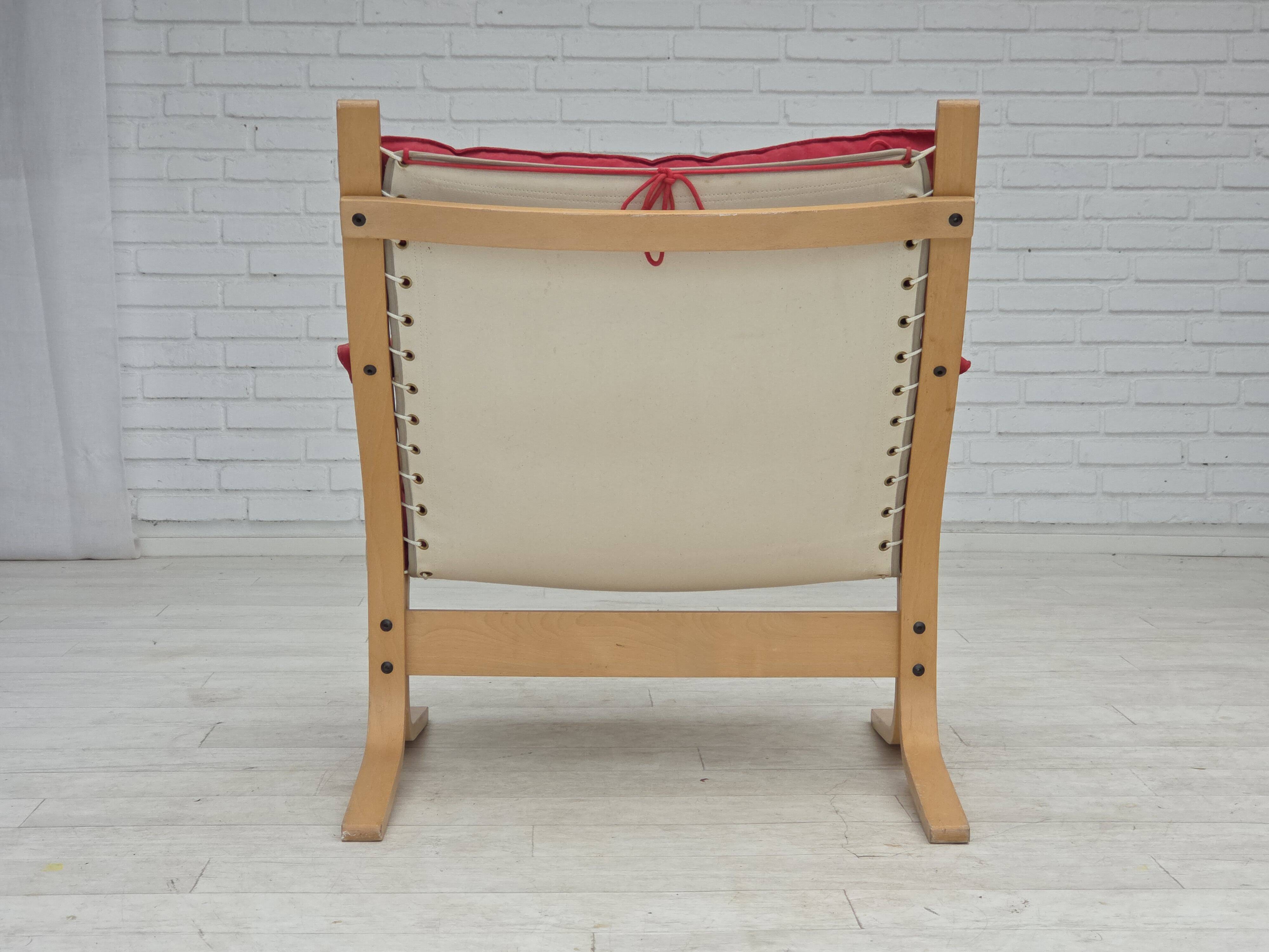 1970s, Norwegian design by Ingmar Relling, model "Siesta", set of 2 chairs.