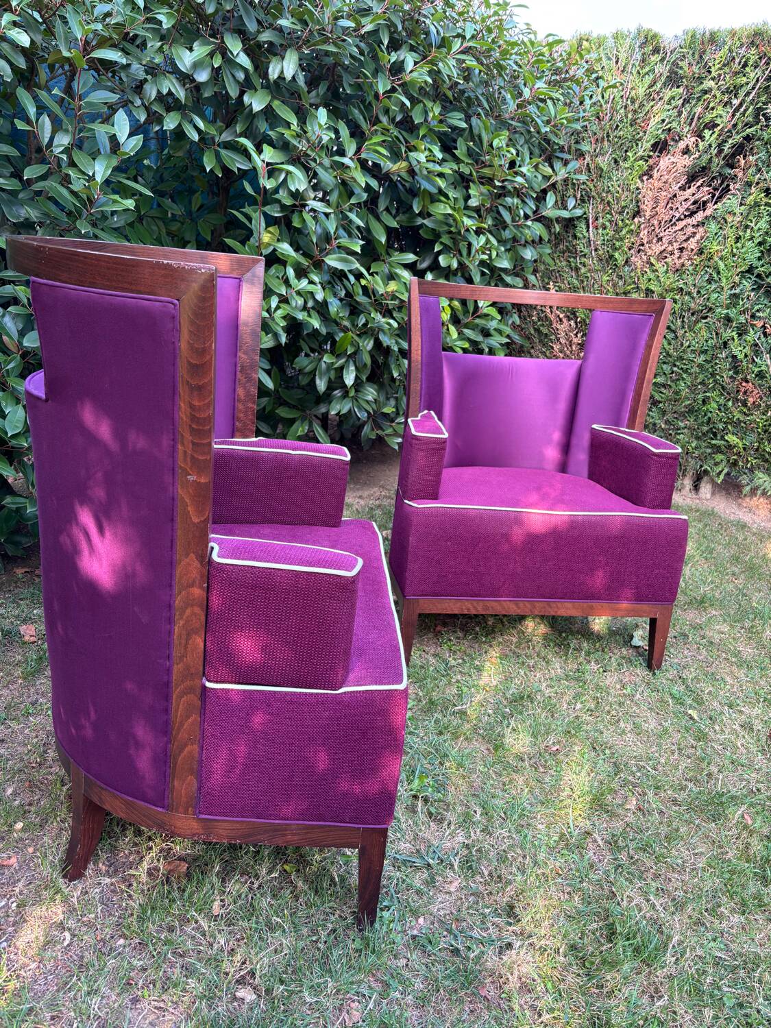 Art Deco armchairs