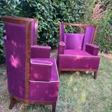 Art Deco armchairs