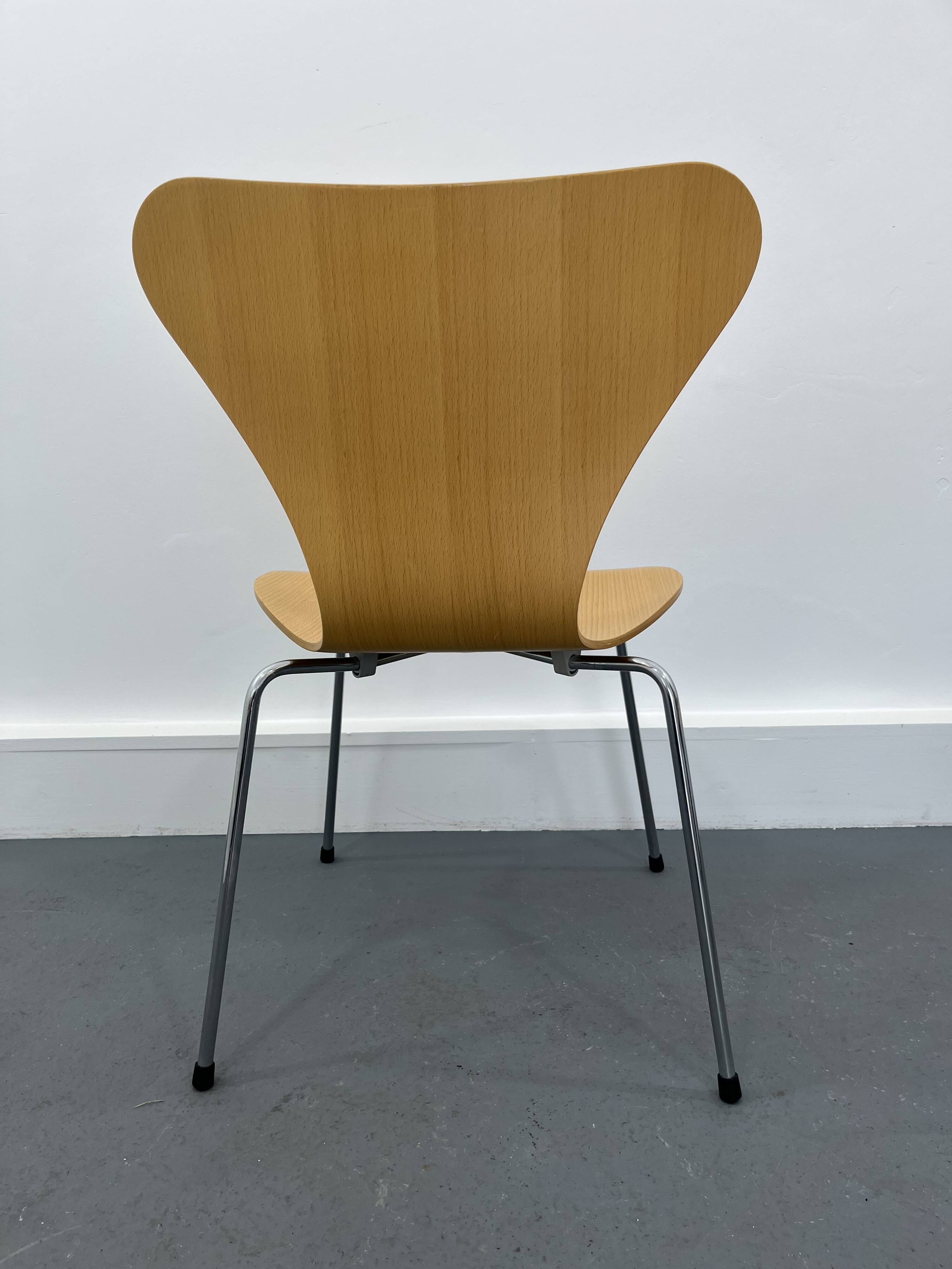 Chairs 3107 by Arne Jacobsen for Fritz Hansen, 1990s