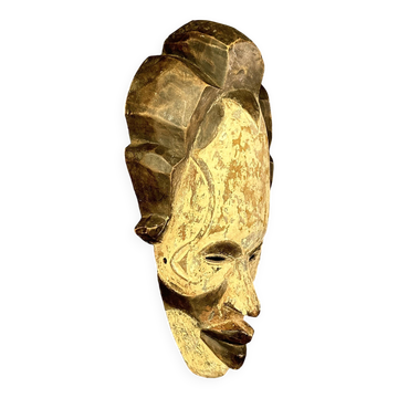 Long white mask